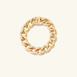 Mejuri Gold Chain Ring